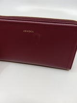 Burgundy Apple Skin Couture Wallet