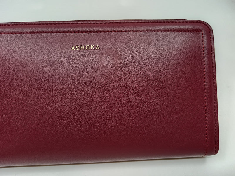 Burgundy Apple Skin Couture Wallet