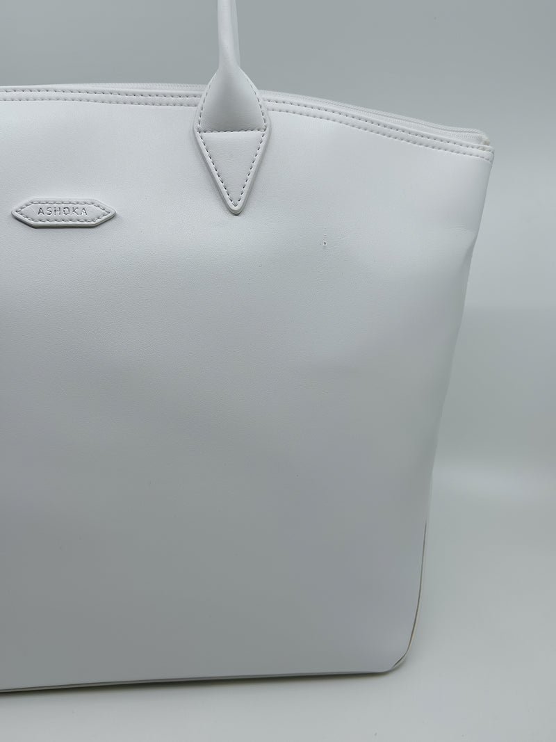 Jolly full Apple Skin shopping bag white