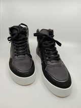 Black biosourced &amp; recycled Matéo high-top sneaker