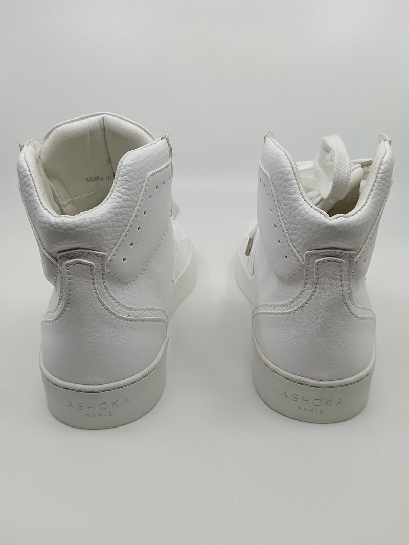 Matéo high-top biosourced &amp; recycled white Sneaker