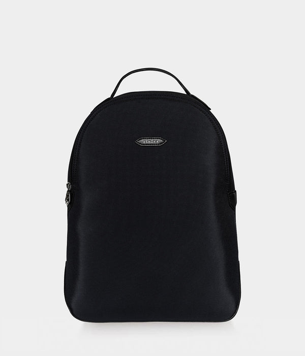 Sac à dos vegan pour femme Lively Apple Skin et nylon recyclé noir sans cuir, éthique, écoresponsable, écologique, recyclé et sans cruauté